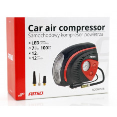 Compresor Aer Auto Amio LED 12V Acomp-08 02182