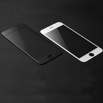 Folie Sticla iPhone 6 Plus iPhone 6s Plus Fullcover Carbon Tempered Glass Ecran Display LCD foto