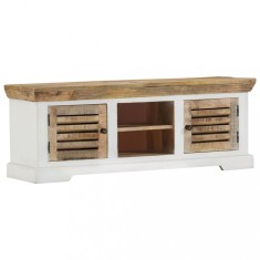 vidaXL Comodă TV, 110x30x40 cm, lemn masiv de mango 337848