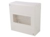 Carcasa modulara alba Schneider Electric Mini Opale IP30, 8 module, montare perete, IK07