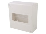 Carcasă albă pentru aparatură modulară IP30 8 module IK07