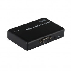 Convertor HDMI la VGA Well, stereo, Full HD, 5 W foto