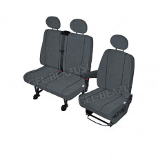 Huse scaune auto pentru Iveco Daily husa scaun sofer si bancheta de 2 locuri + 3 huse tetiere foto