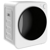 HOMCOM Uscător portabil de rufe 4 kg, &icirc;ncărcare frontală, 2 trepte de putere 800 W/400 W, 240 V, compact pentru apartament, rulote și casă, alb | Aoso