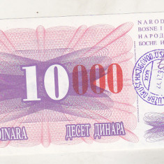 bnk bn Bosnia 10000 dinari 1993 unc
