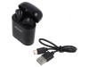 Căști Wireless cu Microfon Negre USB-B 10m