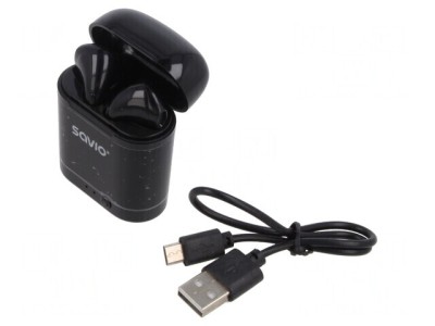Căști Wireless cu Microfon Negre USB-B 10m foto