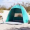 vidaXL Cort de plajă 3 persoane, verde marin, impermeabil 4009456