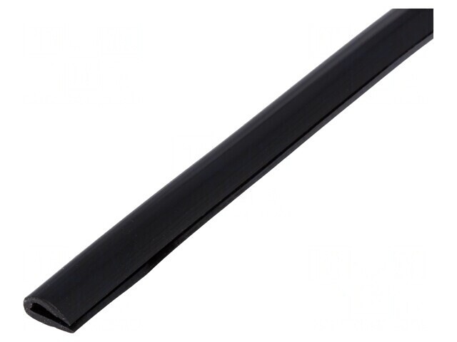Ecran PVC Negru 10m x 9mm