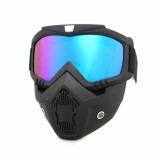 Cumpara ieftin Masca + ochelari SKI SNOWBOARD Motocicleta ATV Trotineta detasabili reglabil