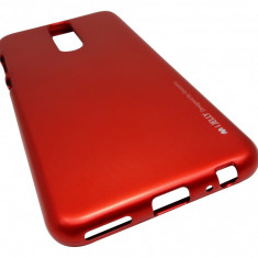 Husa silicon Mercury Goospery i-Jelly rosu metalic pentru Huawei Mate 10 Lite