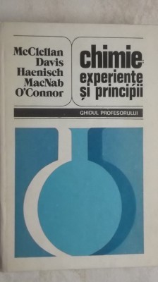 A. L. McClellan, s.a. - Chimie: experiente si principii, ghidul profesorului foto