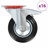 VidaXL Roți pivotante, 16 buc., 160 mm