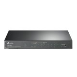 Cumpara ieftin Switch 8 porturi PoE+ Gigabit, 1 x RJ45 Gigabit, 1 x Combo SFP/RJ45 Gigabit, Managed - TP-Link TL-SG1210MPE
