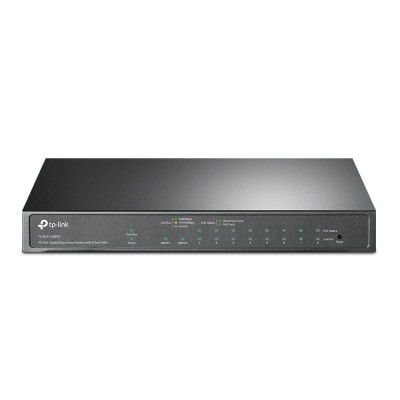 Switch 8 porturi PoE+ Gigabit, 1 x RJ45 Gigabit, 1 x Combo SFP/RJ45 Gigabit, Managed - TP-Link TL-SG1210MPE foto