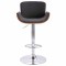 Scaun de bar, gri, material textil - 2