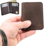 Portofel barbati din piele naturala, Jack S, maro