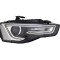Far AUDI A5/S5 (B8), 05.2012-08.2016, partea Dreapta, TYC, bi-xenon; cu &amp;quot;lumina timp de zi&amp;quot; tip LED; D3S+PWY24W; electric; fara modul lumin