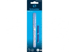 Blister Stilou si 2 rezerve cerneala Schneider Voice,albastru