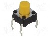 Microintrerupator, 6x6mm, OFF-(ON), SPST-NO, OMRON OCB - B3F-1062
