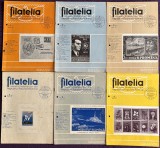 Romania 1959 - Lot 6 reviste filatelice romanesti FILATELIA / An VIII complet