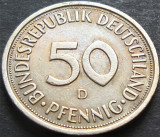 Moneda 50 PFENNIG - RF GERMANIA anul 1981 *cod 2978 B - litera D
