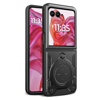 Husa Motorola Razr 50 Ultra Techsuit CamGuard Pro, negru foto