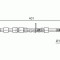 Conducta / cablu frana FORD B-MAX Van (2012 - 2016) BOSCH 1 987 481 700