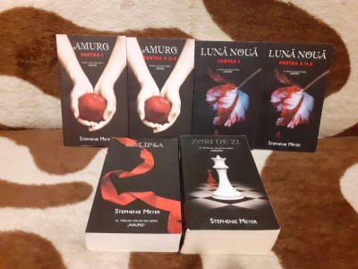 AMURG-STEPHENIE MEYER (6 VOL) EDITIE INTEGRALA BROSATA foto