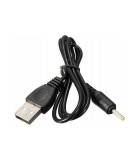 Cablu USB A mufa - DC 2.5/0.7 mufa drept negru 0.8m 5-50&deg;C AKYGA