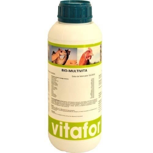 COMPLEX MULTIVITAMINE, MINERALE, AMINOACIZI PENTRU PUI, PASARI 1LT