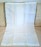 Stergar Vintage din panza de bumbac cu broderie manuala