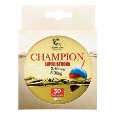 Nylon/fir monofilament Baracuda Champion 100 m, maro 0.18 mm
