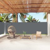 Cumpara ieftin Copertină laterală retractabilă, antracit, 180x1000 cm