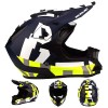 Casca Moto Cross ATV Enduro Downhill EDX Negru/Gri/Alb - M, L, XL - Policarbonat ABS, Captuseala Lavabila, Cozoroc Ajustabil