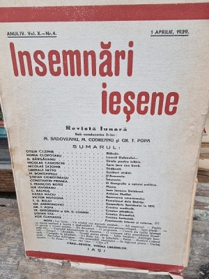 Revista Insemnari Iesene nr.4/1939 foto