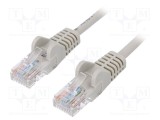 Cablul de rețea Goobay Patch cord U/UTP 6 litat CCA PVC gri 0,25m 24AWG