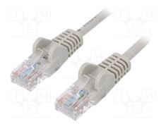 Cablul de rețea Goobay Patch cord U/UTP 6 litat CCA PVC gri 0,25m 24AWG