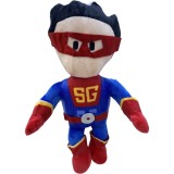 Jucarie Plus Stumble Guys Super Hero 23cm, Multicolor, Baieti/Fete, Antialergic, +3 Ani