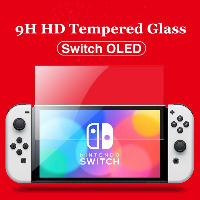 Folie de protectie din sticla securizata consola jocuri Nintendo Switch OLED foto