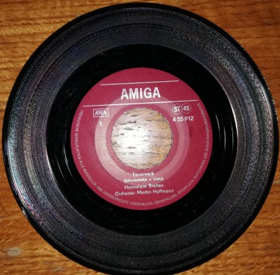 Disc Vinil 7# Hannelore Breiten &amp;lrm;&amp;ndash; AMIGA &amp;lrm;&amp;ndash; 4 55 912 foto