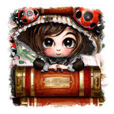 Sticker decorativ Zana, Multicolor, 55 cm, 11210ST foto