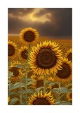Cumpara ieftin Sticker decorativ, Floarea Soarelui, Galben, 85 cm, 6507ST