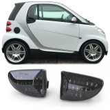 Indicatori laterali LED negri potriviti pentru Smart Fortwo Cabrio Coupe 451 07-15 Performance AutoTuning