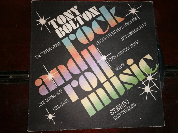 DISC / VINIL / -tony bolton rock and roll - IMPECABIL