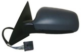 Oglinda exterioara Audi A6 (C5) Sedan/Avant 05.1997-01.2005 partea stanga View Max Albastra Asferica Carcasa Neagra, cu primer , electrica