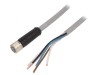 Cablu Conectare M12 Drept 3m M12 Mamă Dreaptă