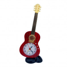 Ceas de masa, in forma de chitara, 25 cm, 1486G-1