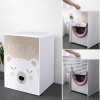 Husa pentru masina de spalat rufe si uscator de rufe cu incarcare frontala, dustproof, impermeabila, Design