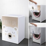 Husa pentru masina de spalat rufe si uscator de rufe cu incarcare frontala, dustproof, impermeabila, Design